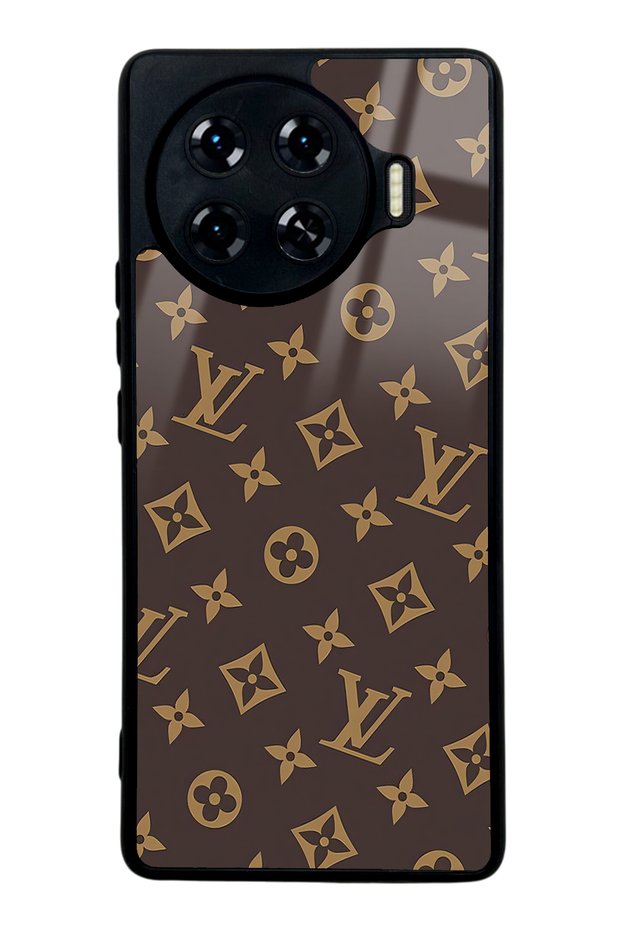Tecno Spark 20 Pro Plus Brown Lv Design Glossy Phone Case