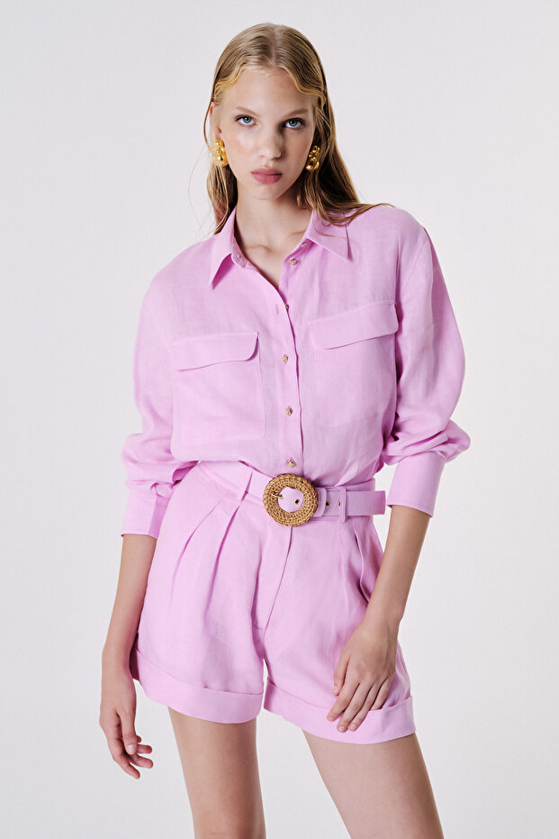 Sierra Keten Şort - 1