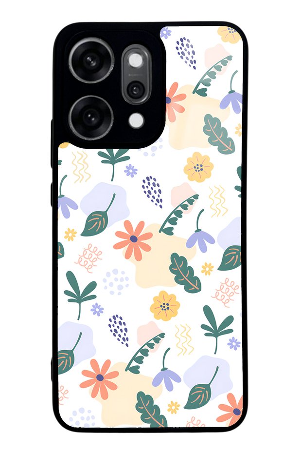 Oppo Reno 14 Pro Glossy Phone Case with Tiny Flowers Design