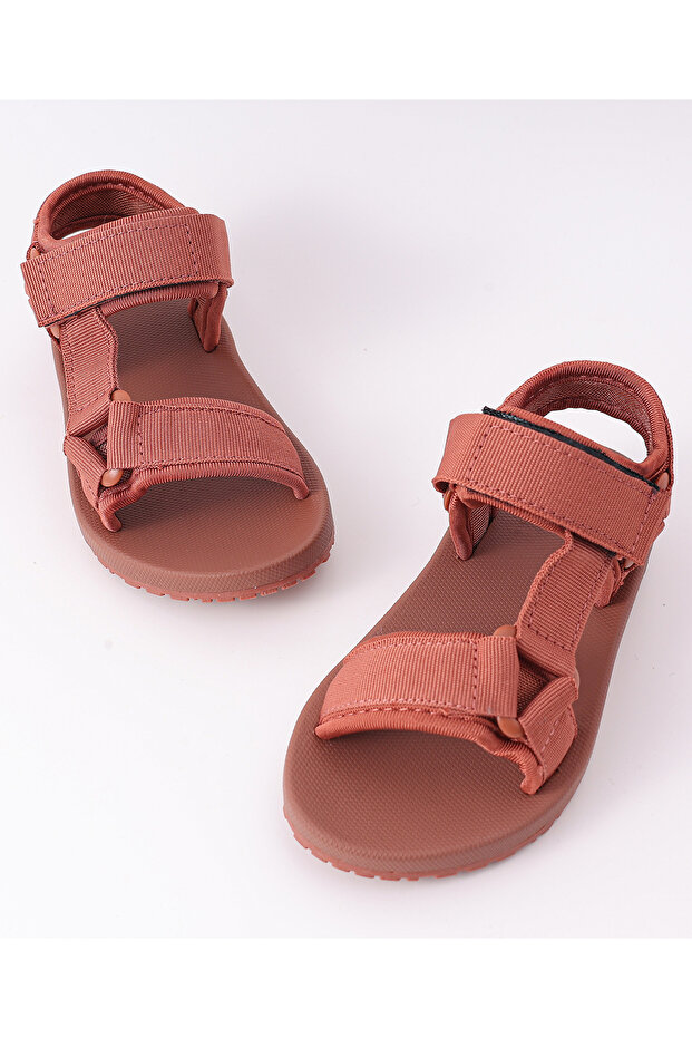 صندل بإغلاق فيلكرو متين - وردي - 8