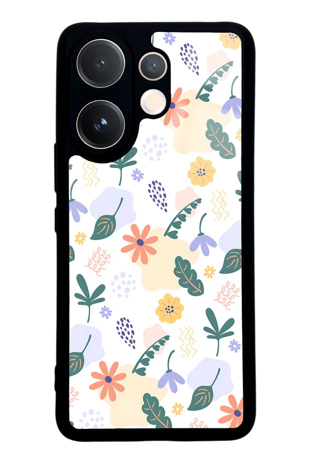 Vivo V60 Glossy Phone Case with Tiny Flowers Design