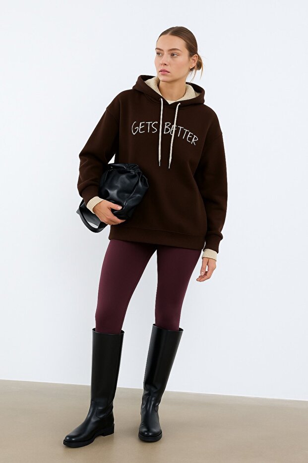 Üç İplik Gets Better Baskı SWEAT - 3