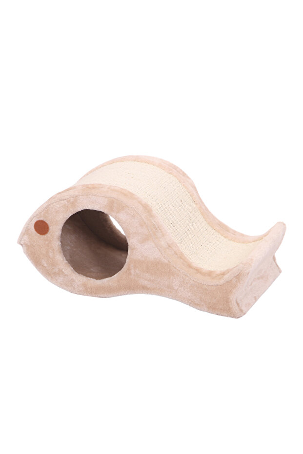 Fish Shape Cat Tree With Scratcher 52x30x24cm