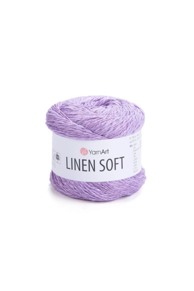 Soft Linen 30% Linen 36% Viscose 34% Cotton – 100 g 272 m Knitting Yarn-7325-1 Piece
