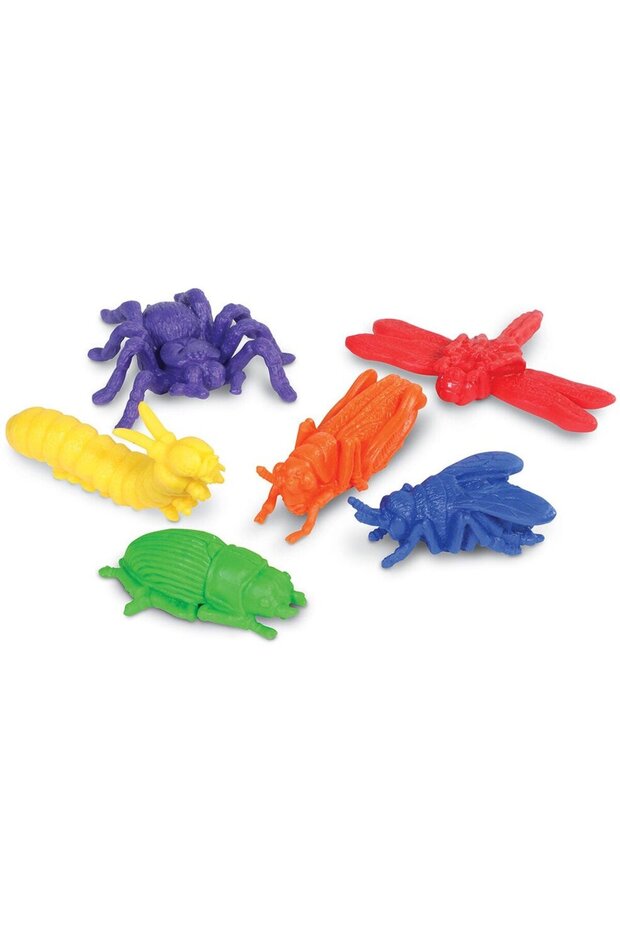 Insecte de gradina pentru numarat - set 72 buc