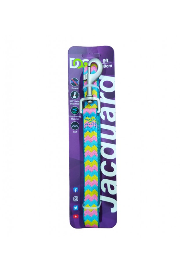 ¬Æ Stitched- Weaved Dog Leash 6ft (DCJ1072)[Size - S, Color - D24]