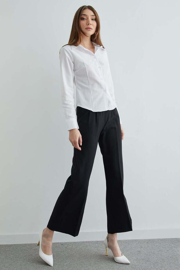 Basic Pensli Slim Fit Gömlek - 6