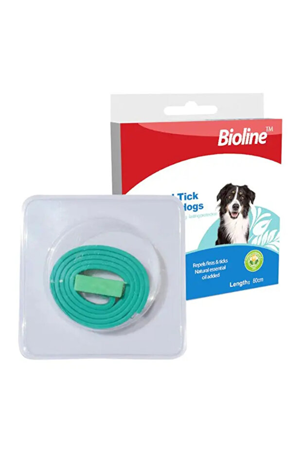 Flea and Tick Collar for Dogs - 60cm[Length - 60cm, Weight - 34g]