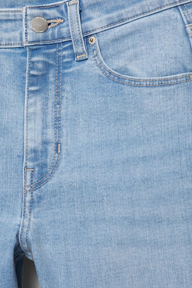 Skinny yüksek bel jean - 6