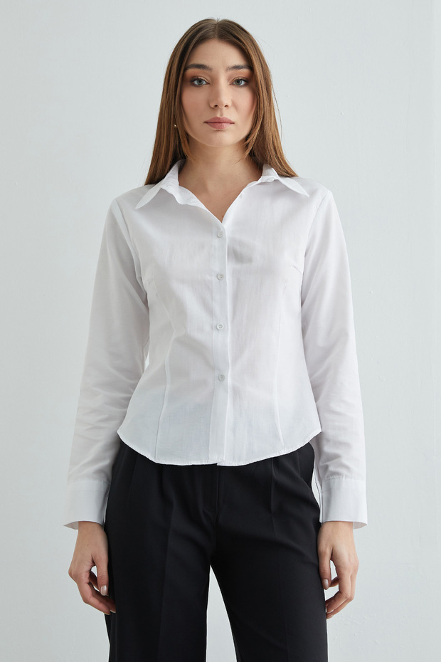 Basic Pensli Slim Fit Gömlek - 2
