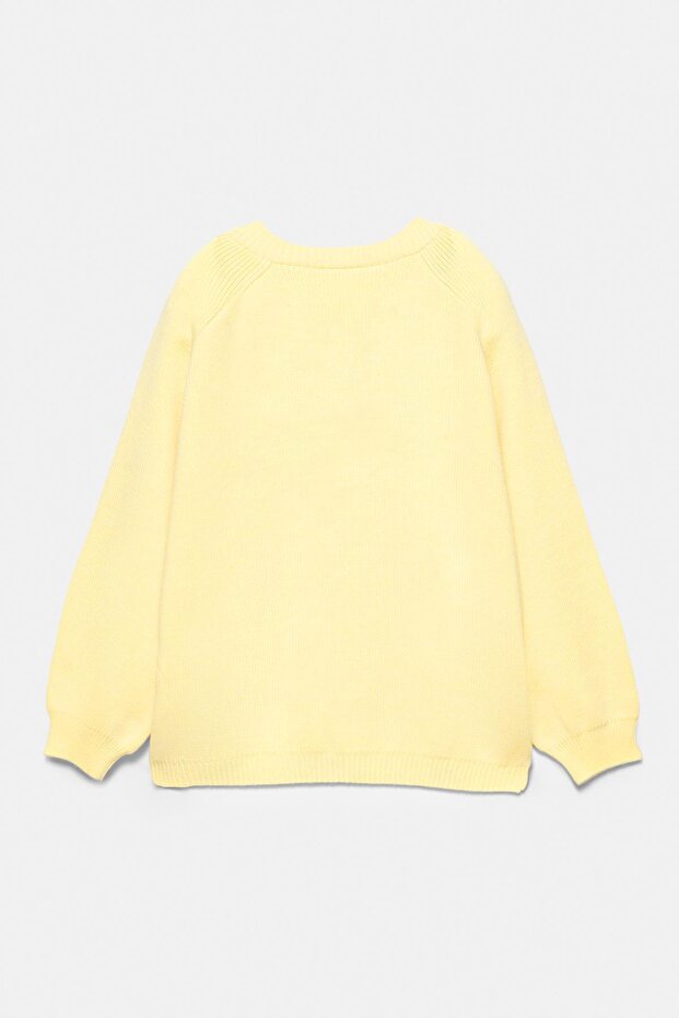 Asimetrik etekli oversize kazak - 7