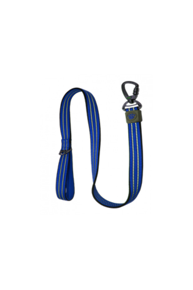 VARIO Leash with Reflective Thread 4ft - Small[Color - Blue, Size - M]
