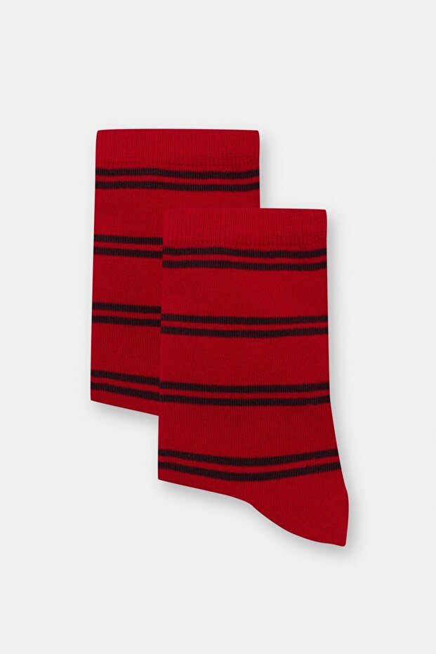 Çizgili uzun çorap - 3