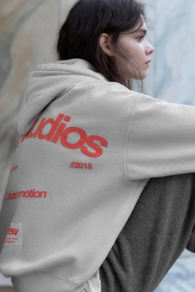 Kapüşonlu crew studios sweatshirt - 1