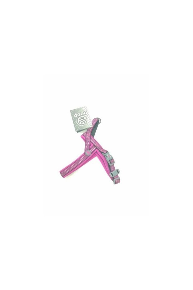 Vario Neoprene Harness Reflective (DCV201)[Color - Pink, Size - S]