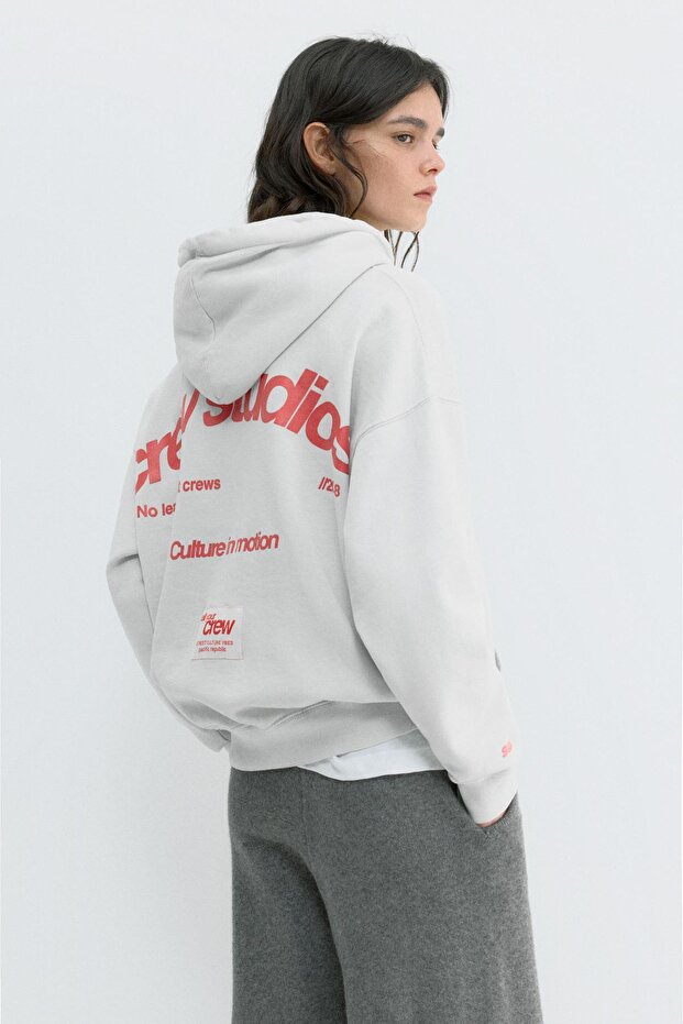 Kapüşonlu crew studios sweatshirt - 5