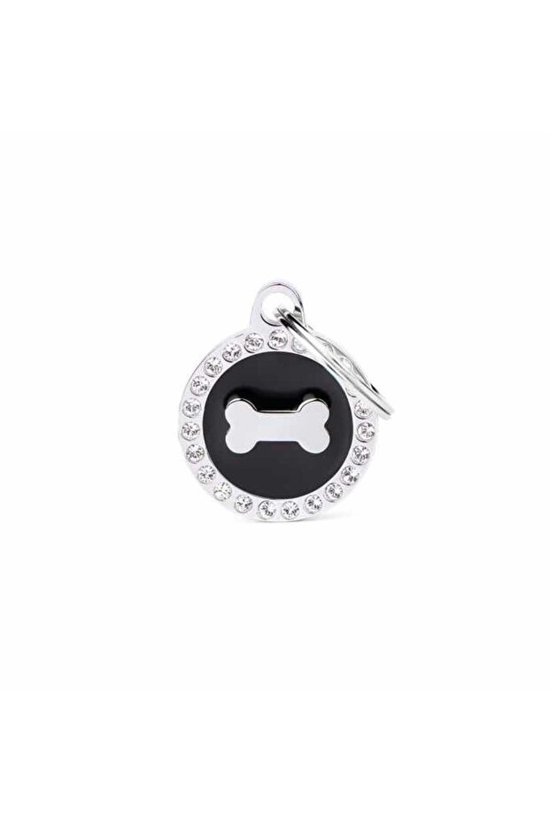 SMALL BLACK CIRCLE BONE GLAM