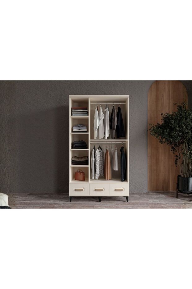 Hima Walnut Köşe Gardırop - 3