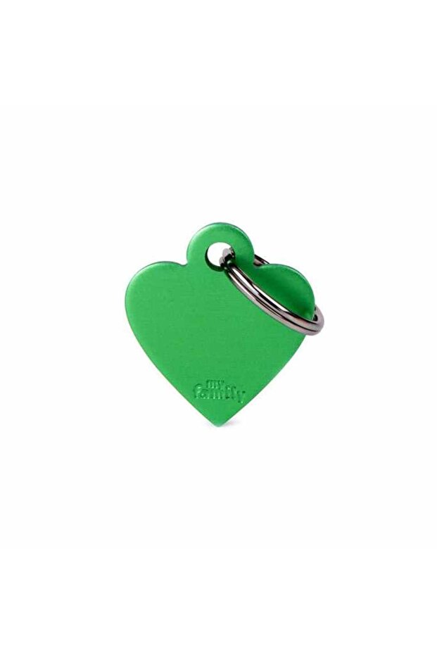 CUORE PICCOLO ALLUMINIO VERDE