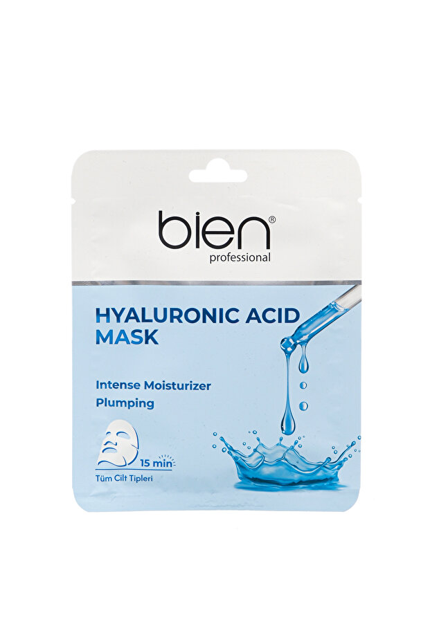 Hyaluronic Acid Paper Mask Intensive Moisturizing Plumping Collagen Effect 25 Gr