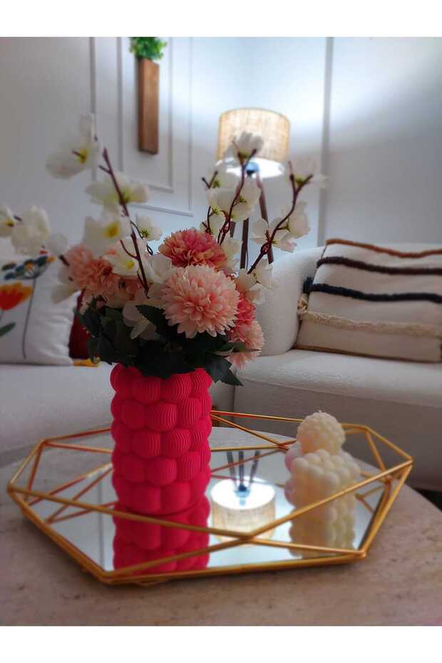 3D Baskı Dekoratif Bubble Vazo - 1