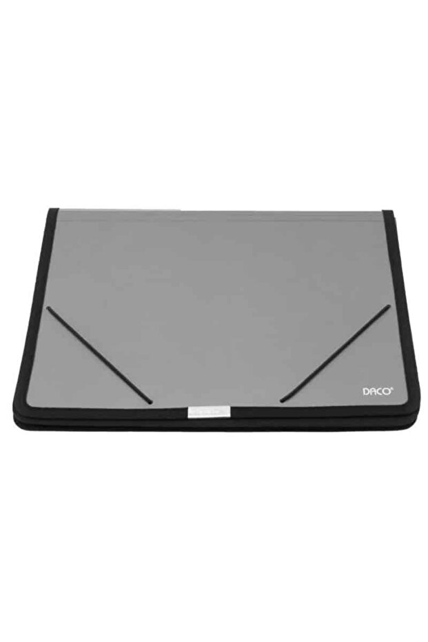 Mapa Plastic cu Elastic si Burduf Gri - 1