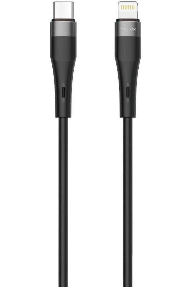 HYPERX 27W USB-C to Lightning Cable 1.2m, Silicone Coated, 10K+ Bend Lifespan, 480Mbps Data Transfer