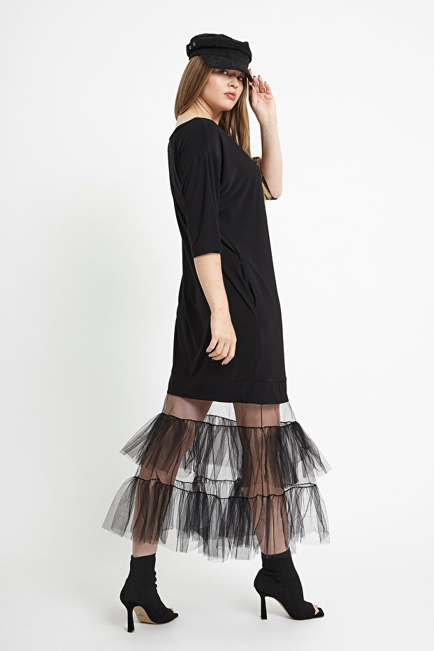 Taş Baskılı Elbise - 3