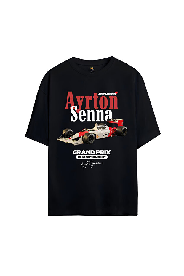 Ayrton Senna Printed Oversize T-Shirt
