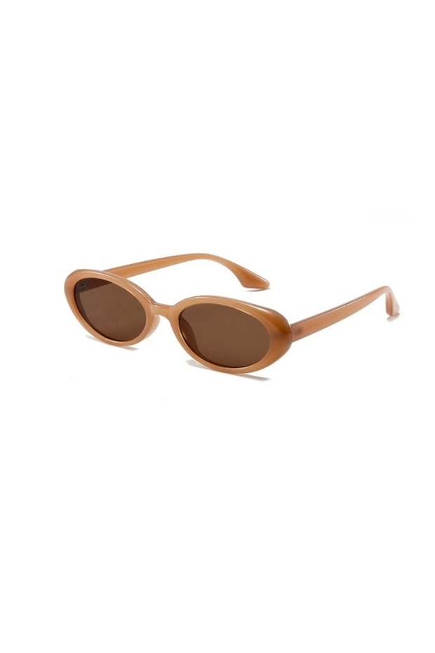 Cbp038 Mi̇ya Brown Elegant Stylish Unisex Sunglasses.