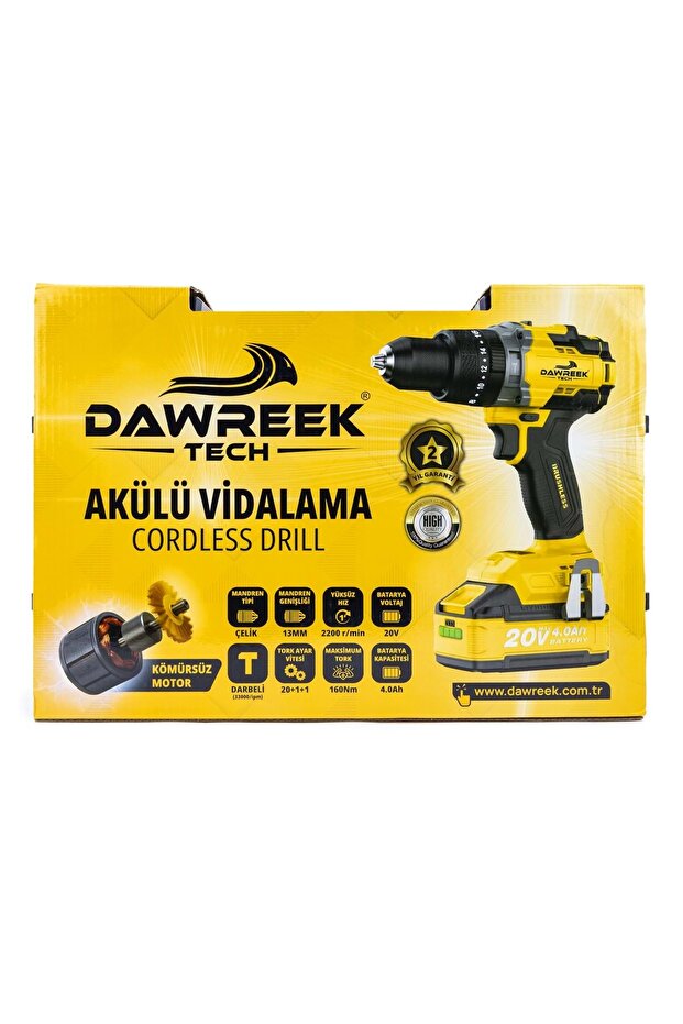 TECH Akülü Vidalama DT04D - 7
