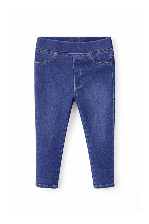 Children's Denim Leggings - Navy Blue