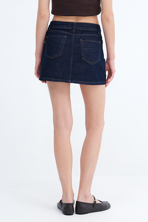 Mini Denim Etek E18050 - 6