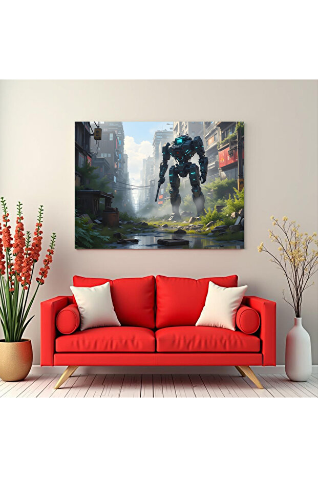 Tablou - Robot Postapocaliptic - Canvas pe șasiu - 5