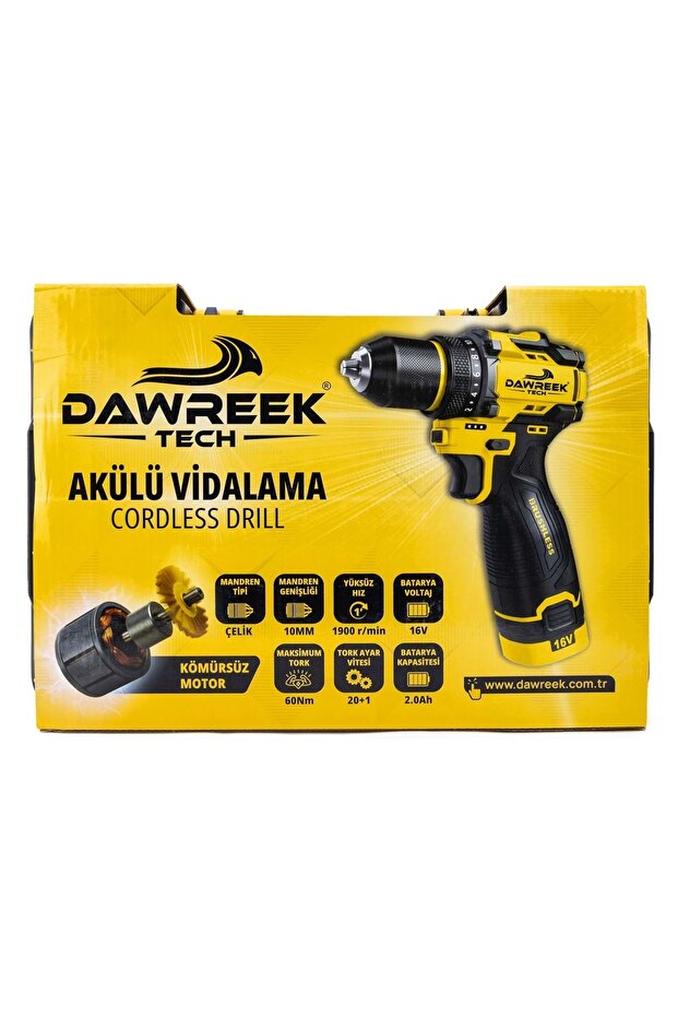 TECH Akülü Vidalama DT01D - 4