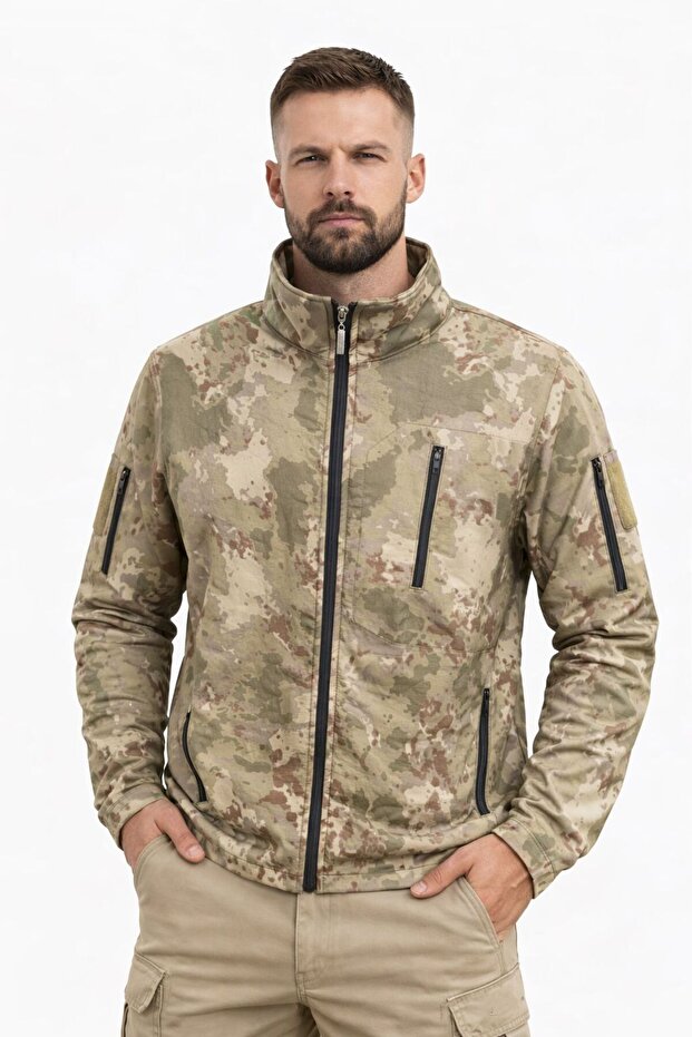 سترة عسكرية بنمط التمويه التكتيكي مقاومة للماء - 1