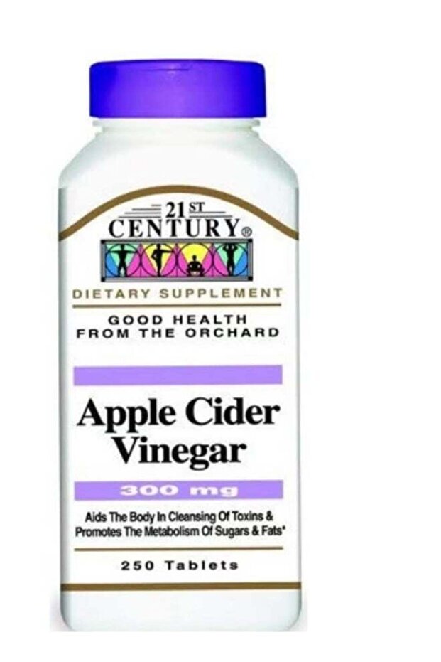 21st Century Apple Cider Vinegar 300mg Tablets, 250 Count
