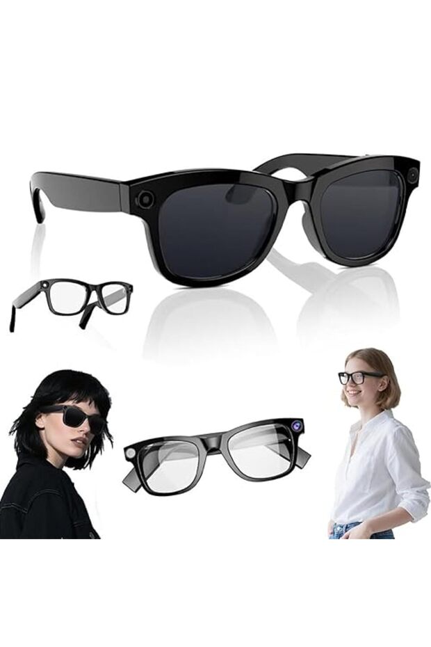 Ai Smart Glasses – 8mp Camera Glasses with Music & Call Features