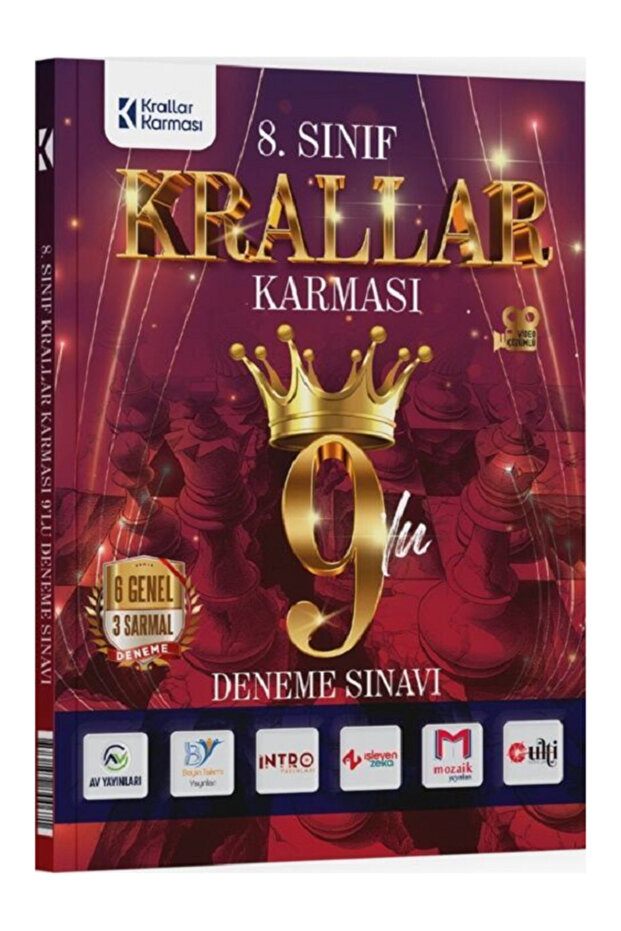 Açı Yayınları 8.Sınıf Krallar Karması LGS 9 Lu Deneme Sınavı / 6 Genel 3 Sarmal - Video Çözümlü Güncel