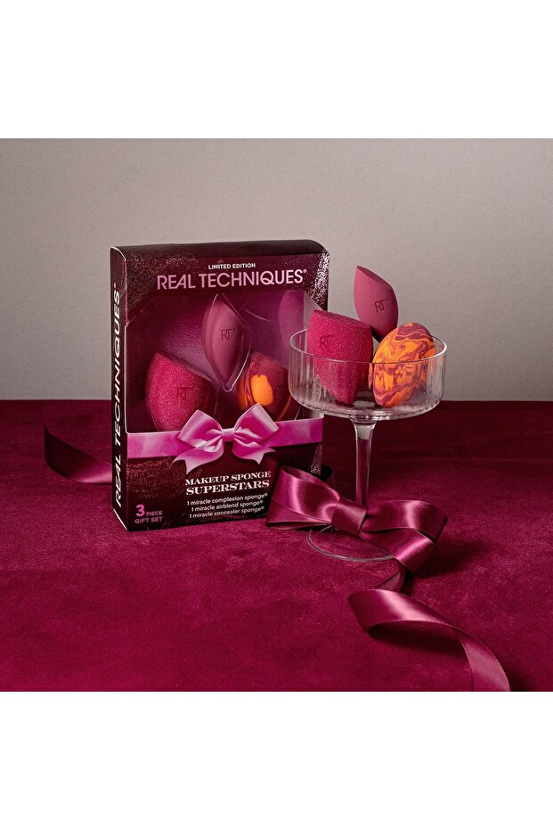 مجموعة إسفنجات المكياج سوبر ستارز المكونة من 3 قطع - 4