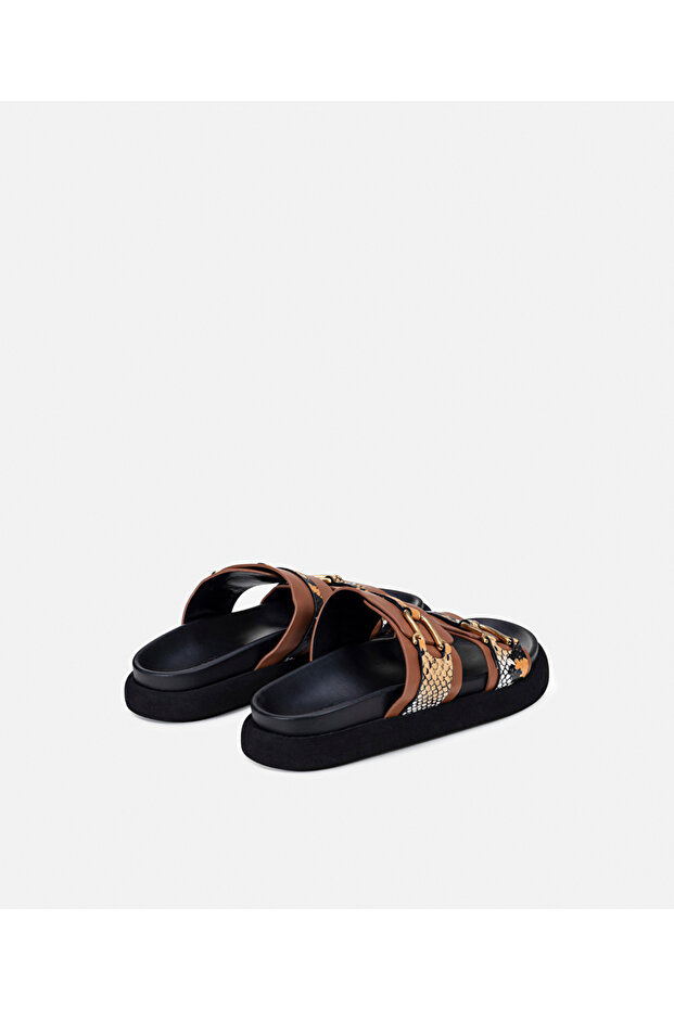 Çift bantlı desen mix terlik - 4