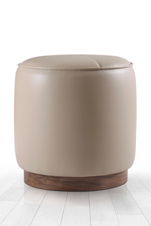 Nocbel Deri Puf Bej - 1