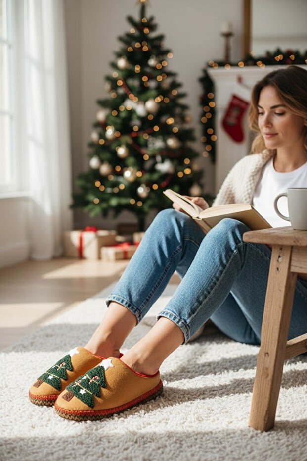 نعال شتوية بنمط خشبي - 2