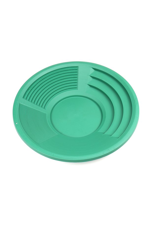 Gold Pan Gold Sifting Pan Gold Washing Pan Green Color Shipped in Mechanical Condition