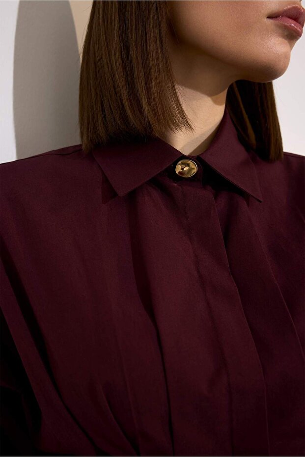 Fitted Poplin Gömlek G8610AX26SP - 4