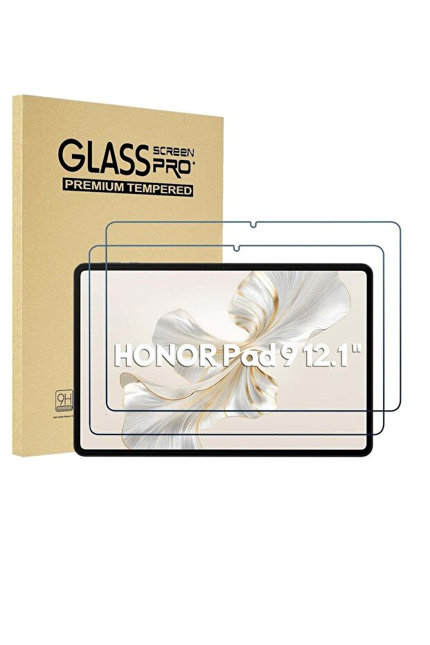 واقي شاشة زجاجي (قطعتين) لجهاز هونر باد 9 (HONOR Pad 9) مقاس 12.1 إنش - زجاج مقسى 9H مقاوم للخدش