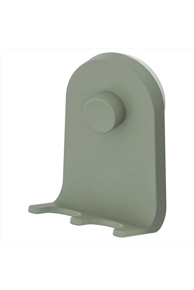 Öbonäs Suction Cup Hook, Gray-Green, 7X11 cm