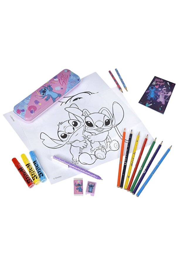 Stitch Pattern School Set - 25 Accessories - 1