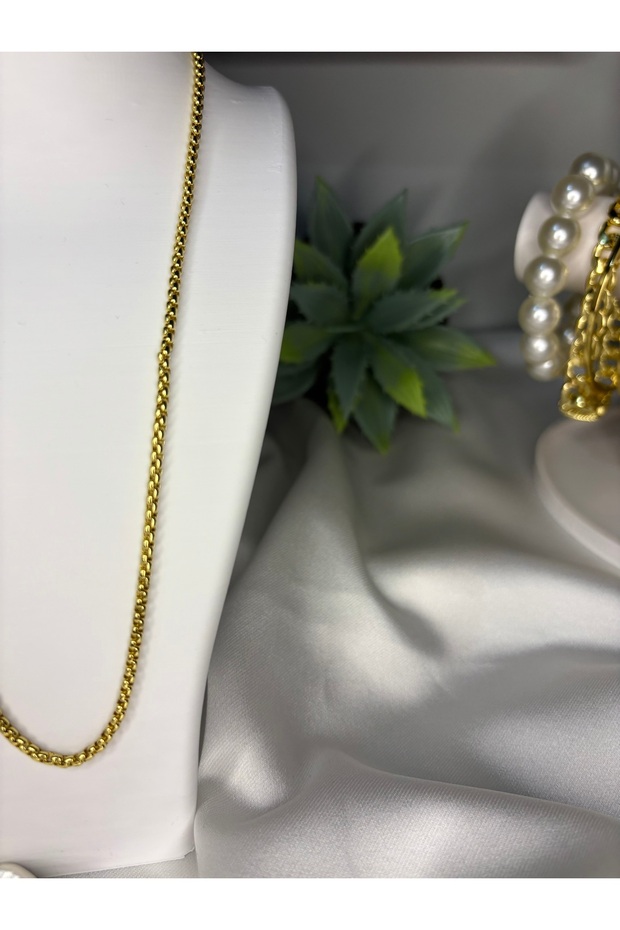 Classic Gold Zincir Kolye - 3