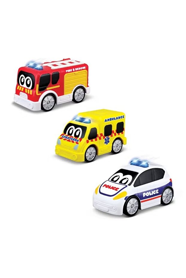 Free Wheeling Vehicle - Police Car, Fire Truck, or Ambulance 16-89110 (Ages 3+)
